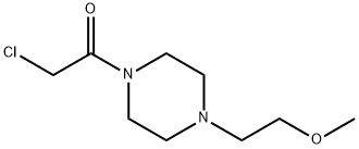 Piperazine, 1-(chloroacetyl)-4-(2-methoxyethyl)- (9CI) Structural