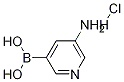 (5-AMinopyridin-3-yl)boronic acid hydrochloride Structural