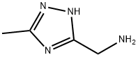 3-(Aminomethyl)-5-methyl-4H-1,2,4-triazole Structural