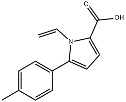 5-P-TOLYL-1-VINYL-1 H-PYRROLE-2-CARBOXYLIC ACID Structural