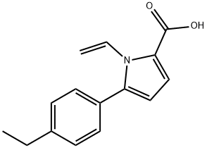 5-(4-ETHYL-PHENYL)-1-VINYL-1H-PYRROLE-2-CARBOXYLIC ACID Structural