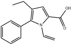 4-ETHYL-5-PHENYL-1-VINYL-1H-PYRROLE-2-CARBOXYLIC ACID Structural