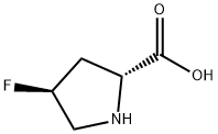 (2R,4S)-4-fluoropyrrolidine-2-carboxylic acid Structural