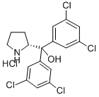 (R)-A,A-BIS(3,5-DICHLOROPHENYL)-2-PYRROLIDINEMETHANOL HYDROCHLORIDE Structural