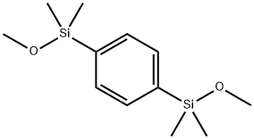 P-BIS(DIMETHYLMETHOXYSILYL)BENZENE Structural