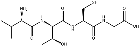 H-VAL-THR-CYS-GLY-OH Structural