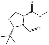 (2S,4R)-2-(tert-Butyl)-3-formyl-4-oxazolidinecarboxylic Acid Methyl Ester,(2S,-cis)-2-(1,1-Diomethylethyl)-3-formyl-4-oxazolidinecarboxylic Acid Methyl Ester