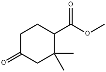 Cyclohexanecarboxylic acid, 2,2-diMethyl-4-oxo-, Methyl ester Structural