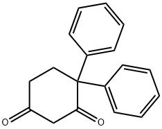 4,4-DIPHENYL-CYCLOHEXANE-1,3-DIONE Structural