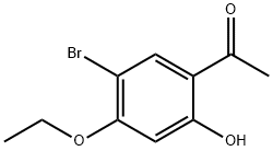 ETHANONE, 1-(5-BROMO-4-ETHOXY-2-HYDROXYPHENYL) Structural