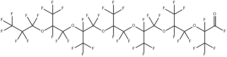 PERFLUORO-2,5,8,11,14,17-HEXAMETHYL-3,6,9,12,15,18-HEXAOXAHENEICOSANOYL FLUORIDE Structural