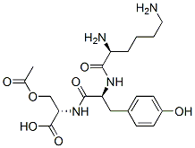 lysyl-tyrosyl-serine acetate Structural