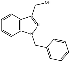 1-BENZYL-3-HYDROXYMETHYL-1H-INDAZOLE Structural