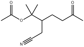 DL-3-(1-ACETOXY-1-METHYLETHYL)-6-OXOHEPTANENITRILE