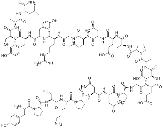 H-TYR-PRO-SER-LYS-PRO-ASP-ASN-PRO-GLY-GLU-ASP-ALA-PRO-ALA-GLU-ASP-MET-ALA-ARG-TYR-TYR-SER-ALA-LEU-NH2