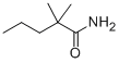 2,2-dimethylvaleramide Structural