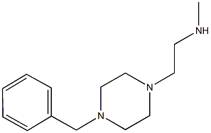 2-(4-BENZYLPIPERAZIN-1-YL)-N-METHYLETHANAMINE Structural