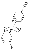 2,6,7-Trioxabicyclo(2.2.2)octane, 1-(4-ethynylphenyl)-4-(3-fluoropheny l)-