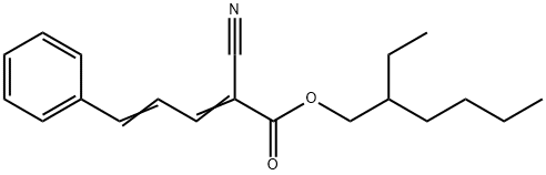 2-Ethylhexyl 2-cyano-5-phenyl-2,4-pentadienoate  Structural