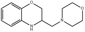 3,4-DIHYDRO-3-[(4-MORPHOLINYL)METHYL]-2H-1,4-BENZOXAZINE Structural