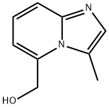 IMidazo[1,2-a]pyridine-5-Methanol, 3-Methyl- Structural