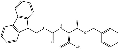 FMOC-D-THR(BZL)-OH Structural