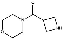 AZETIDIN-3-YL(MORPHOLINO)METHANONE Structural