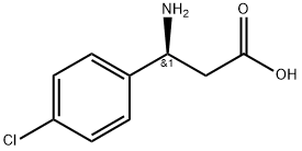 (S)-3-AMINO-3-(4-CHLORO-PHENYL)-PROPIONIC ACID Structural