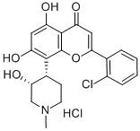 FLAVOPIRIDOL HYDROCHLORIDE Structural