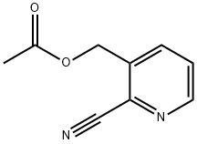 ACETIC ACID 2-CYANO-PYRIDIN-3-YLMETHYL ESTER Structural