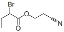 Butanoic acid, 2-bromo-, 2-cyanoethyl ester (9CI) Structural