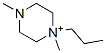 Piperazinium, 1,4-dimethyl-1-propyl- (9CI) Structural