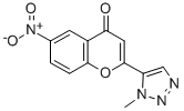 4H-1-Benzopyran-4-one, 2-(1-methyl-1H-1,2,3-triazol-5-yl)-6-nitro-