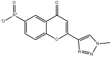 4H-1-Benzopyran-4-one, 2-(1-methyl-1H-1,2,3-triazol-4-yl)-6-nitro-