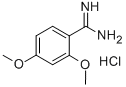 2,4-DIMETHOXY-BENZAMIDINE HCL Structural