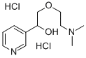 alpha-((2-(Dimethylamino)ethoxy)methyl)-3-pyridinemethanol dihydrochlo ride Structural