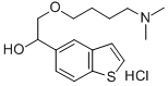 alpha-((4-(Dimethylamino)butoxy)methyl)benzo(b)thiophene-5-methanol hy drochloride