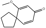Spiro[4.5]deca-6,9-dien-8-one, 6-methoxy- (7CI,8CI) Structural
