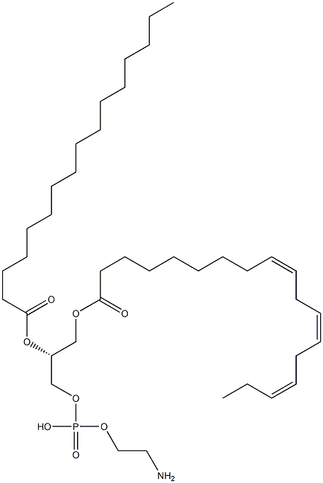 2-LINOLEOYL-1-PALMITOYL-SN-GLYCERO-3-PHOSPHOETHANOLAMINE Structural