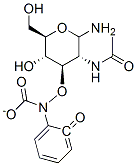 O-(2-Acetamido-2-deoxy-D-glucopyranosylidene)aminoN-phenylCarbamate Structural