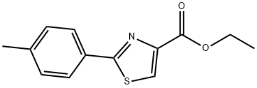 2-P-TOLYL-THIAZOLE-4-CARBOXYLIC ACID ETHYL ESTER Structural