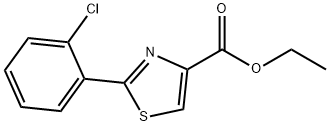 2-(2-CHLORO-PHENYL)-THIAZOLE-4-CARBOXYLIC ACID ETHYL ESTER Structural