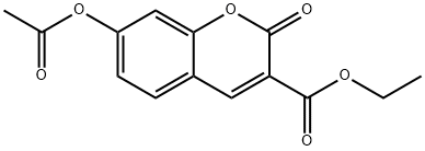 ETHYL 7-ACETOXYCOUMARIN-3-CARBOXYLATE Structural