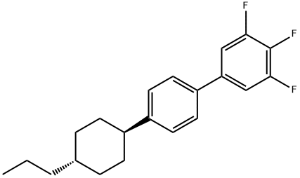 4''-(TRANS-4-PROPYLCYCLOHEXYL)-3,4,5-TRIFLUORO-BIPHENYL Structural