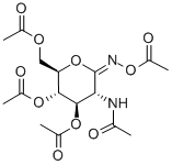 2-ACETAMIDO-2-DEOXY-D-GLUCONHYDROXIMO-1,5-LACTONE 1-N,3,4,6-TETRAACETATE Structural