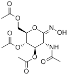 2-ACETAMIDO-3,4,6-TRI-O-ACETYL-2-DEOXY-D-GLUCOHYDROXIMO-1,5-LACTONE Structural