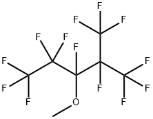 1,1,1,2,3,4,4,5,5,5,-Decafluoro-3-methoxy-2-(trifloromethyl)pentane Structural