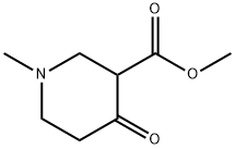 Methyl 1-methyl-4-oxopiperidine-3-carboxylate Structural