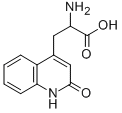 2-AMINO-3-(1,2-DIHYDRO-2-OXOQUINOLINE-4-YL)PROPANOIC ACID HYDROCHLORIDE Structural