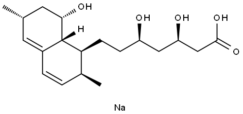 DES (2-METHYLBUTYRATE) LOVASTATIN HYDROXY ACID SODIUM SALT Structural